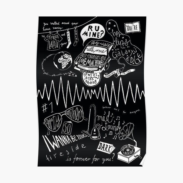 Are U Monkeys Mine Please Poster RB0604 product Offical arctic monkeys Merch