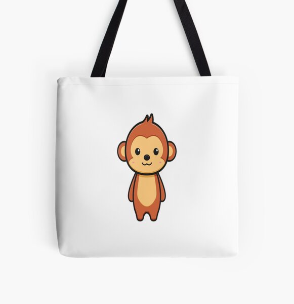 Happy cute monkeys  All Over Print Tote Bag RB0604 product Offical arctic monkeys Merch