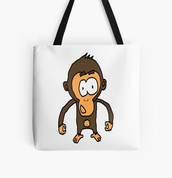 Happy cute monkeys  All Over Print Tote Bag RB0604 product Offical arctic monkeys Merch